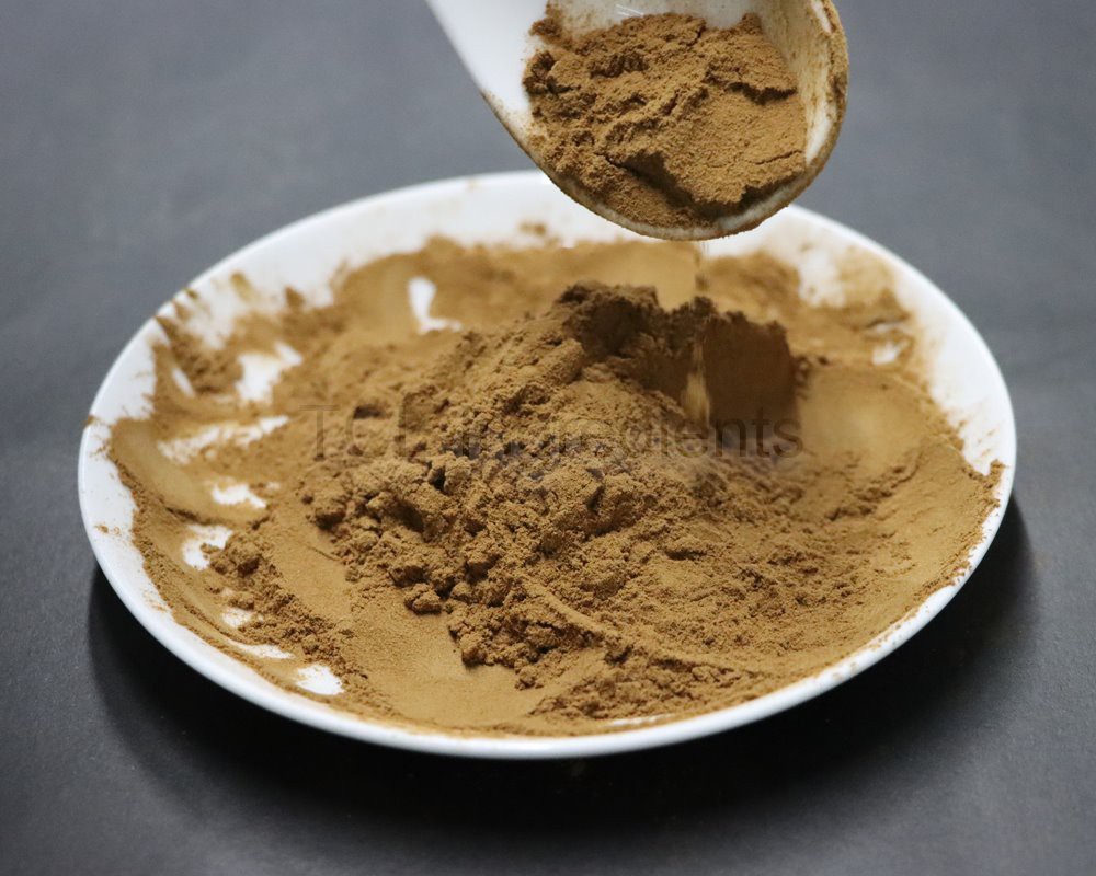 natural green tea extract brown fine powder